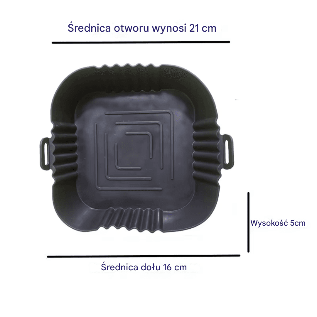 Silikonowa Taca do Pieczenia w Air Fryer