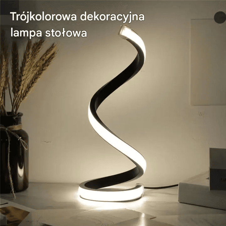 Spiralna Lampka Nocna LED