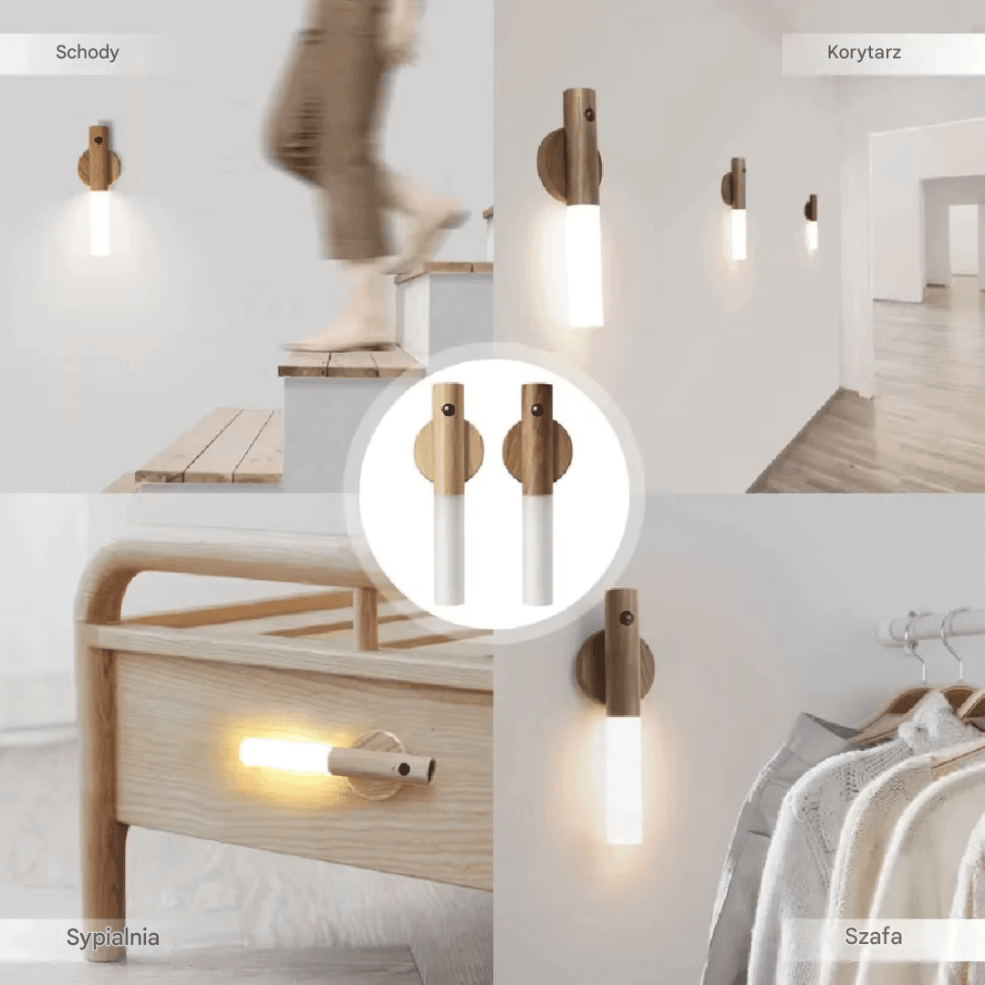 Lampka Nocna LED USB Magnetyczna
