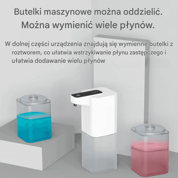 Automatyczny Dozownik Mydła Bezdotykowy z Czujnikiem Podczerwieni