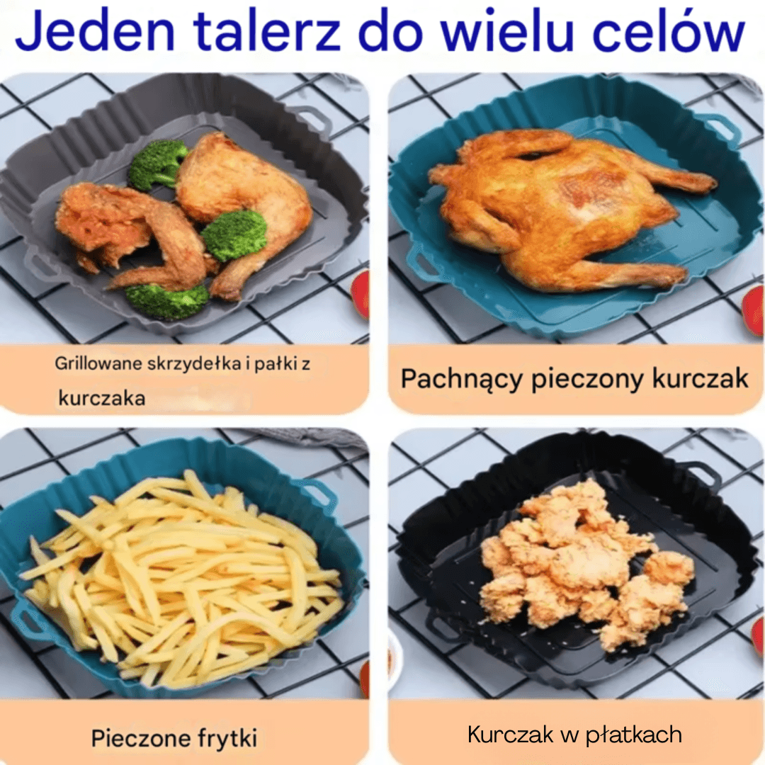 Silikonowa Taca do Pieczenia w Air Fryer