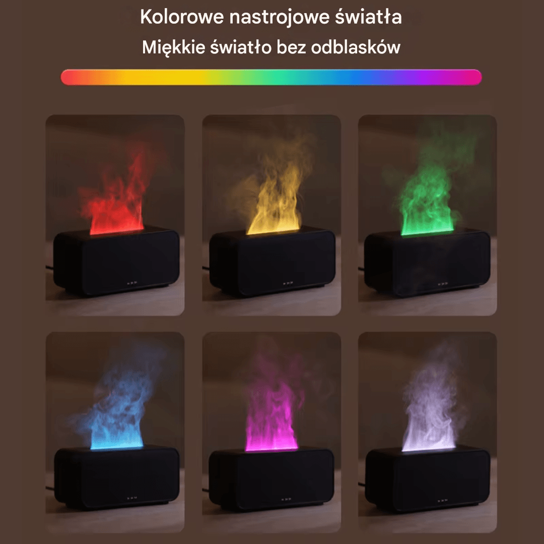Miniaturowy Nawilżacz Powietrza LED