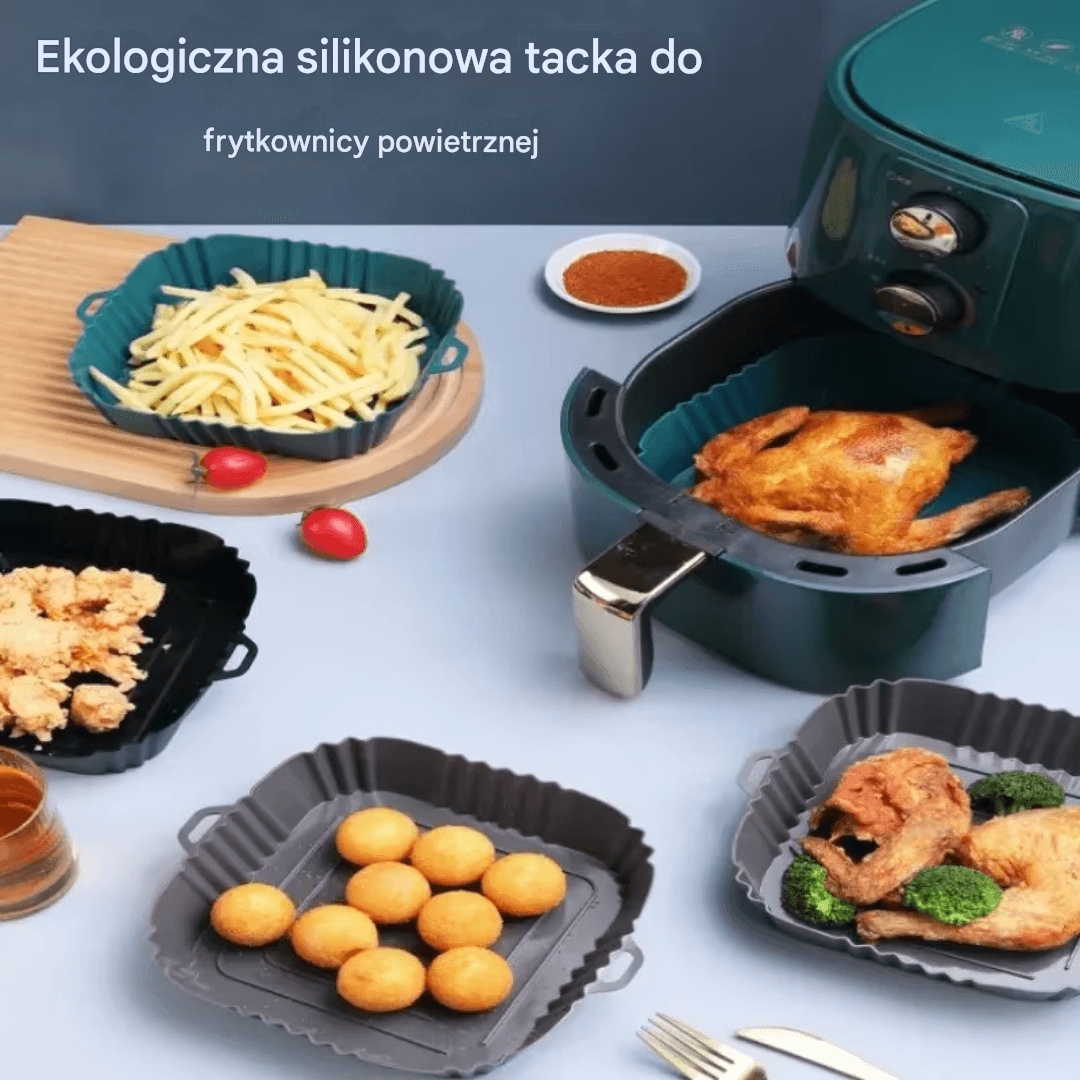 Silikonowa Taca do Pieczenia w Air Fryer