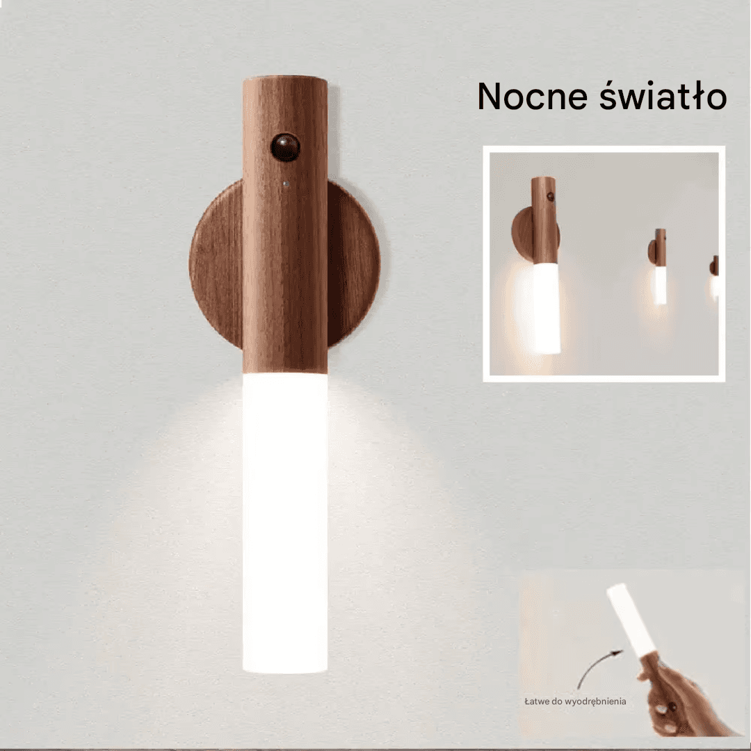 Lampka Nocna LED USB Magnetyczna