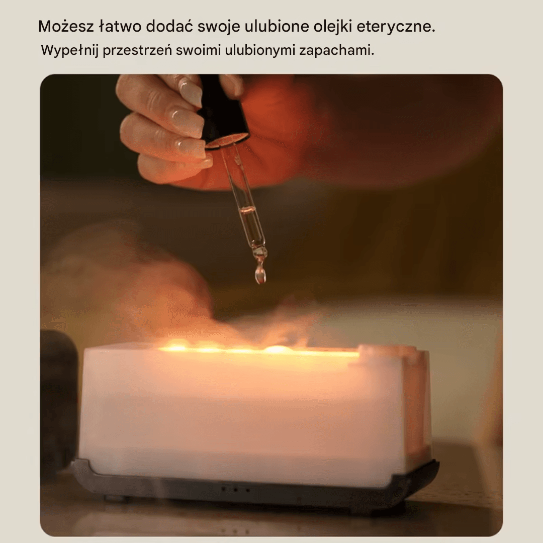 Miniaturowy Nawilżacz Powietrza LED